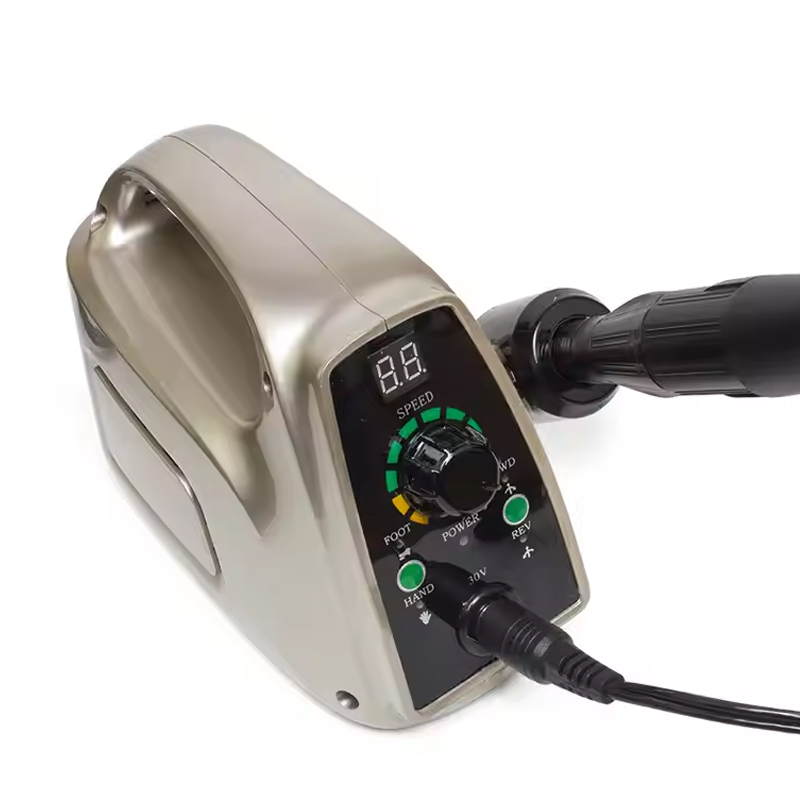 Brezžična električna pilica za nohte z ročajem