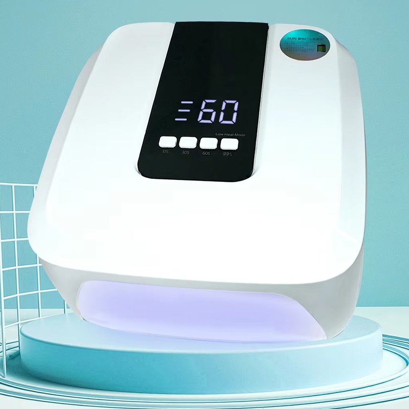 Visoko zmogljiv 80 W UV LED sušilnik za nohte s pametnim senzorjem